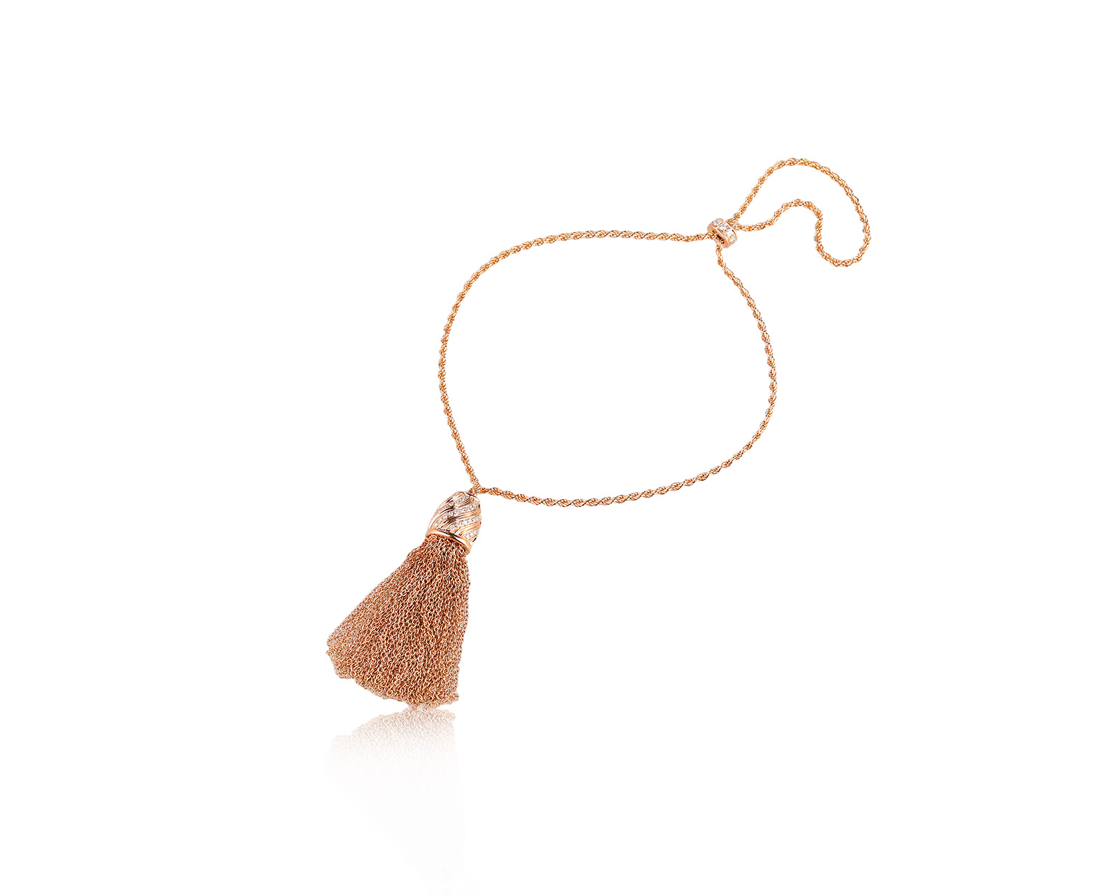 Оригинальный золотой браслет с бриллиантами 0.64ct Damiani Tassel Anni’50 250826/2