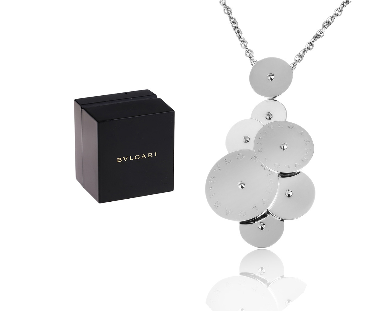 Оригинальный золотой кулон Bvlgari