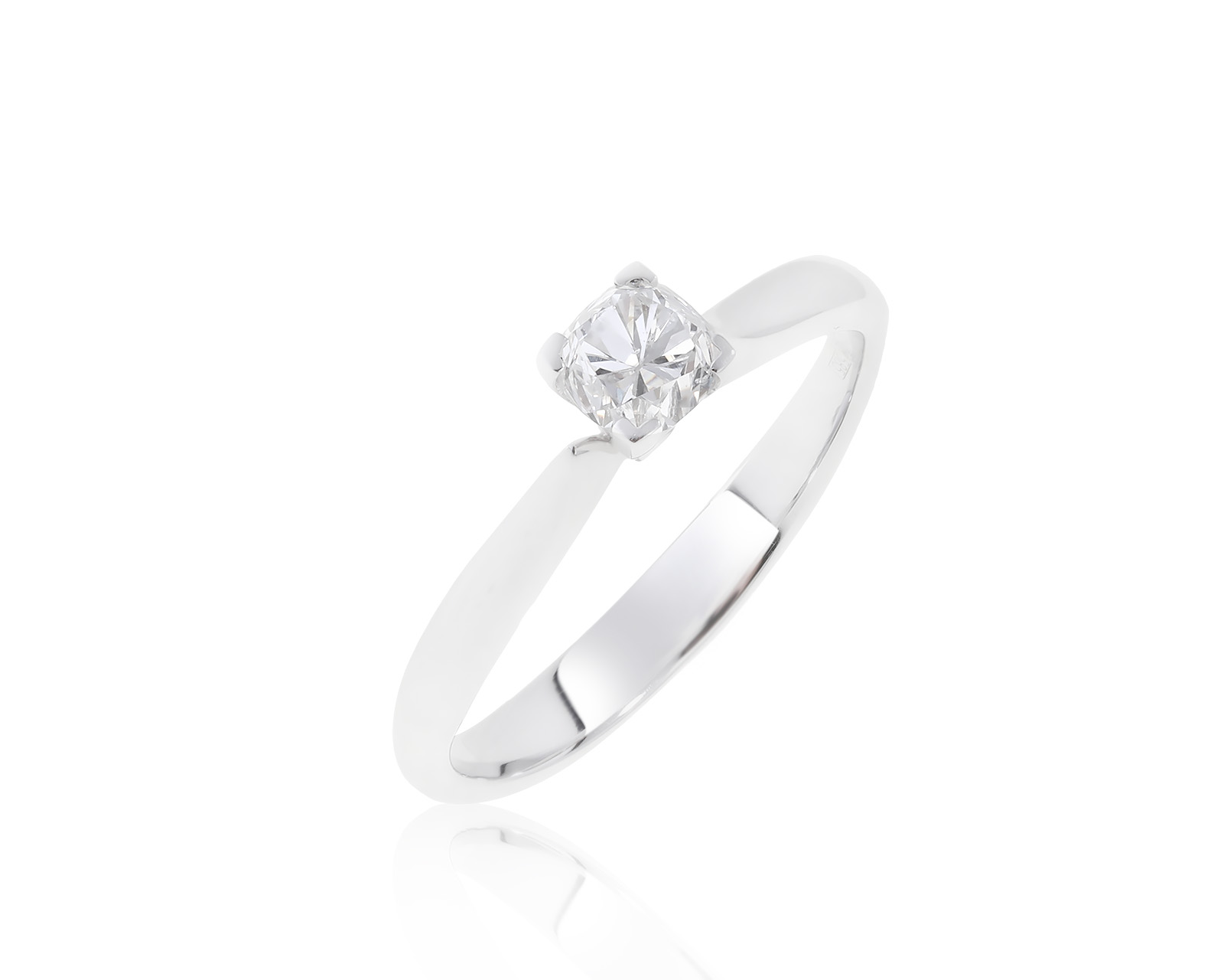 Красивое золотое кольцо с бриллиантом 0.49ct 150622/6