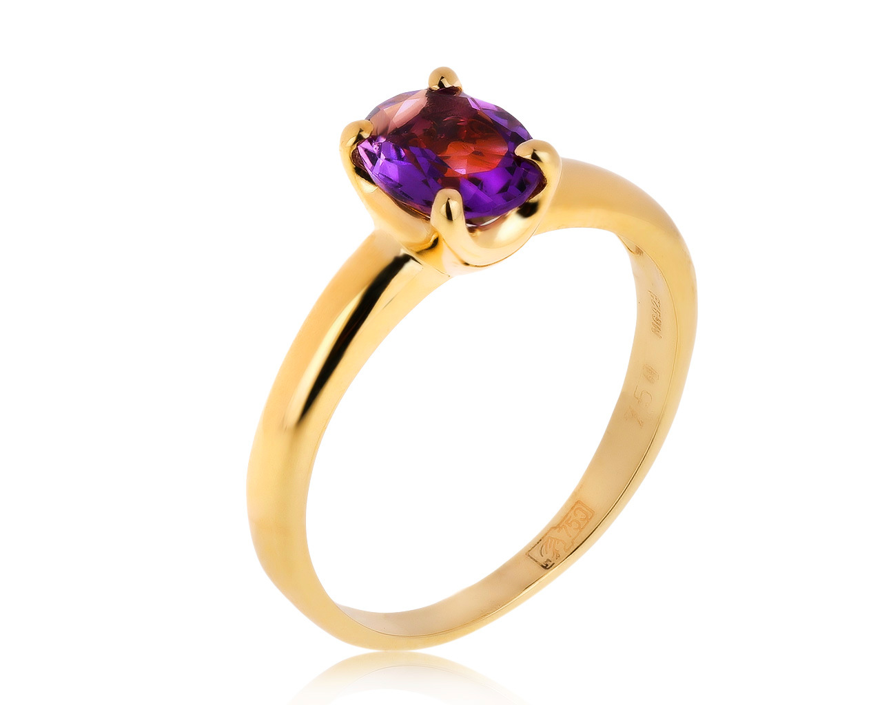 Оригинальное золотое кольцо с аметистом 0.71ct H.Stern 270920/2