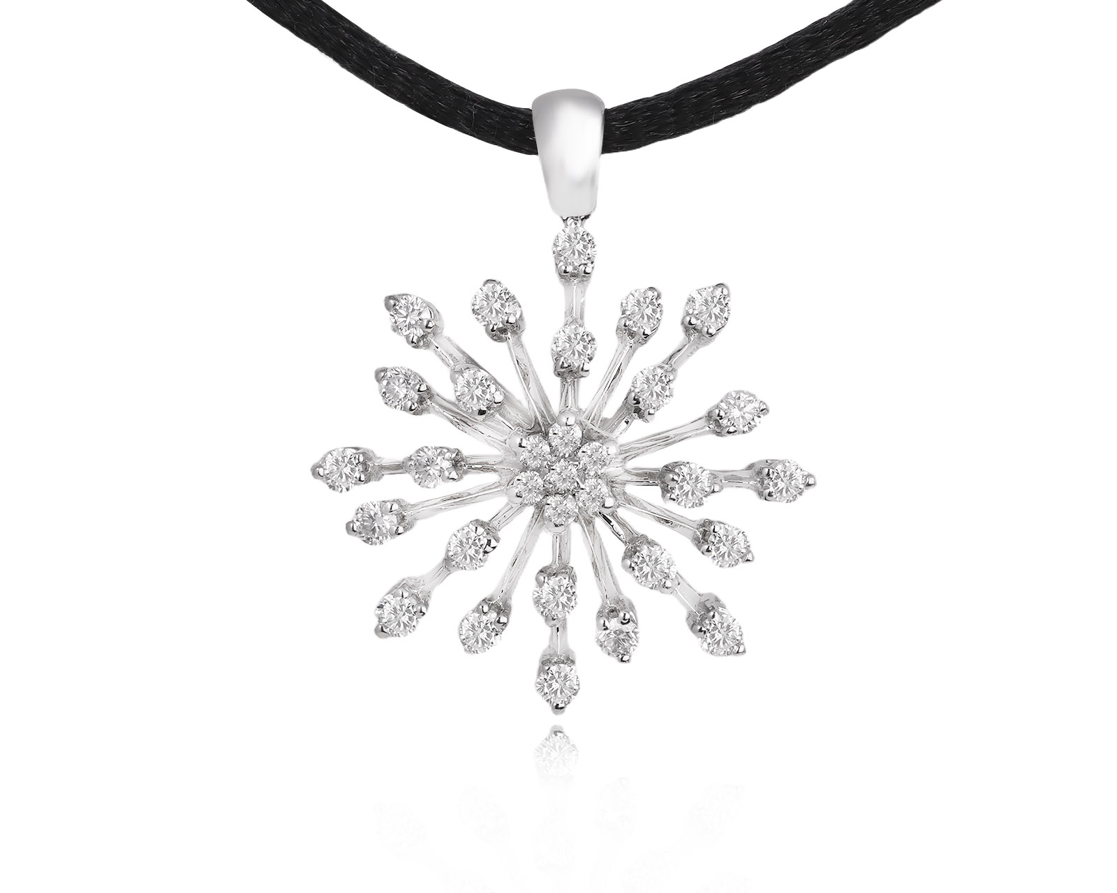 Золотой кулон с бриллиантами 0.84ct