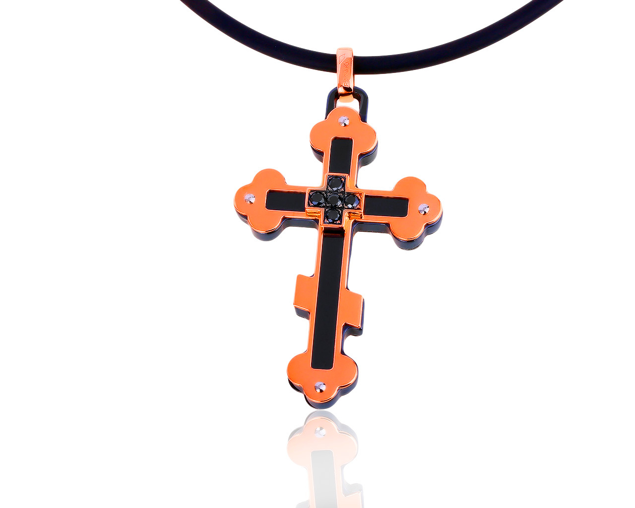 Оригинальный золотой кулон с бриллиантами 0.195ct Baraka 040819/3