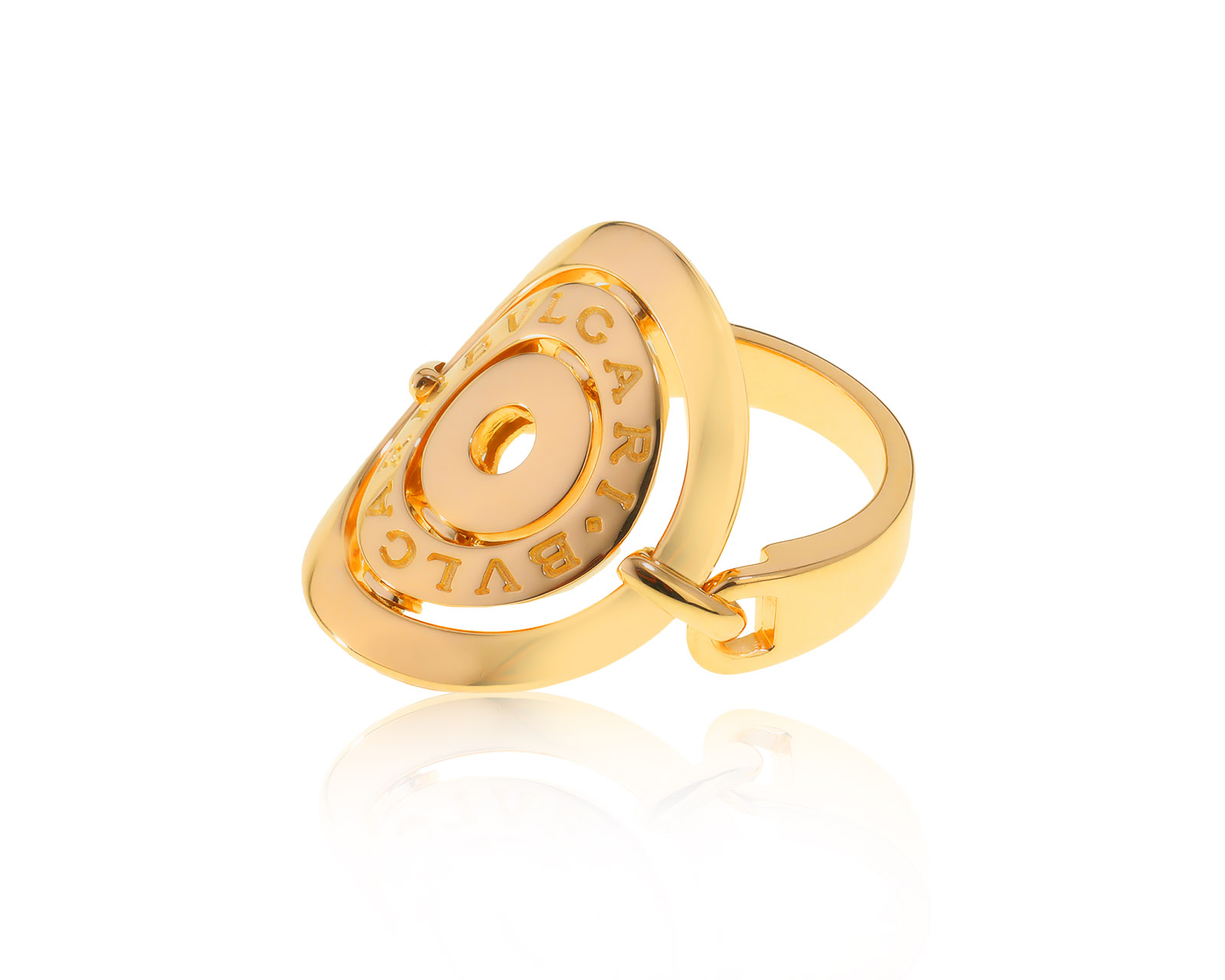 Оригинальное золотое кольцо Bvlgari Astrale 100123/7