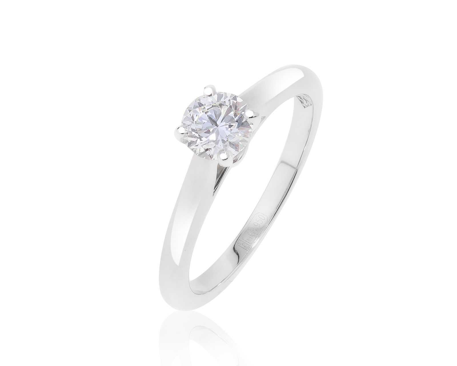 Оригинальное платиновое кольцо Cartier 140222/10