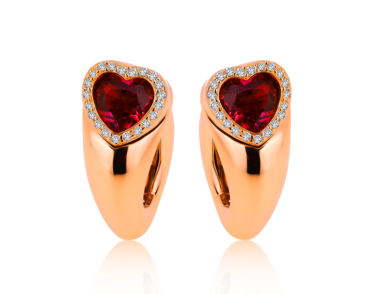 Оригинальные золотые серьги с турмалинами 3.03ct Piaget 300720/18
