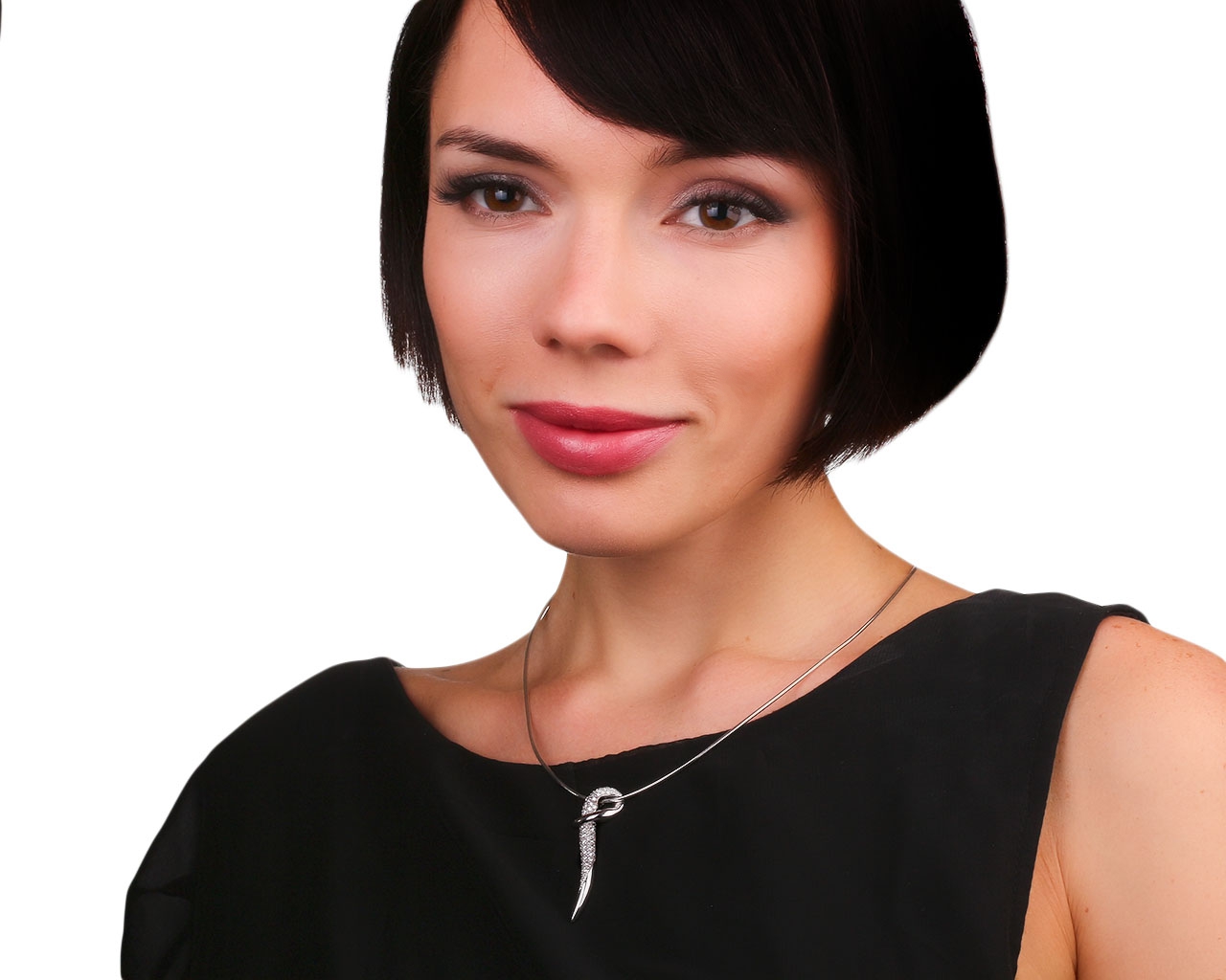 Изысканный золотой кулон с бриллиантами 0.76ct Garel Paris