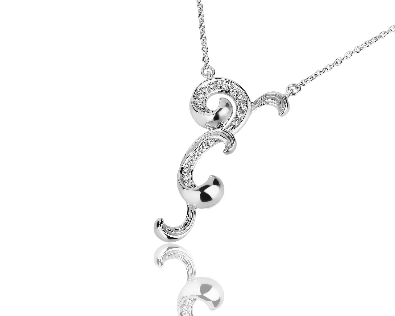 Золотая подвеска с бриллиантами 0.13ct Carrera y Carrera Origen 260718/12