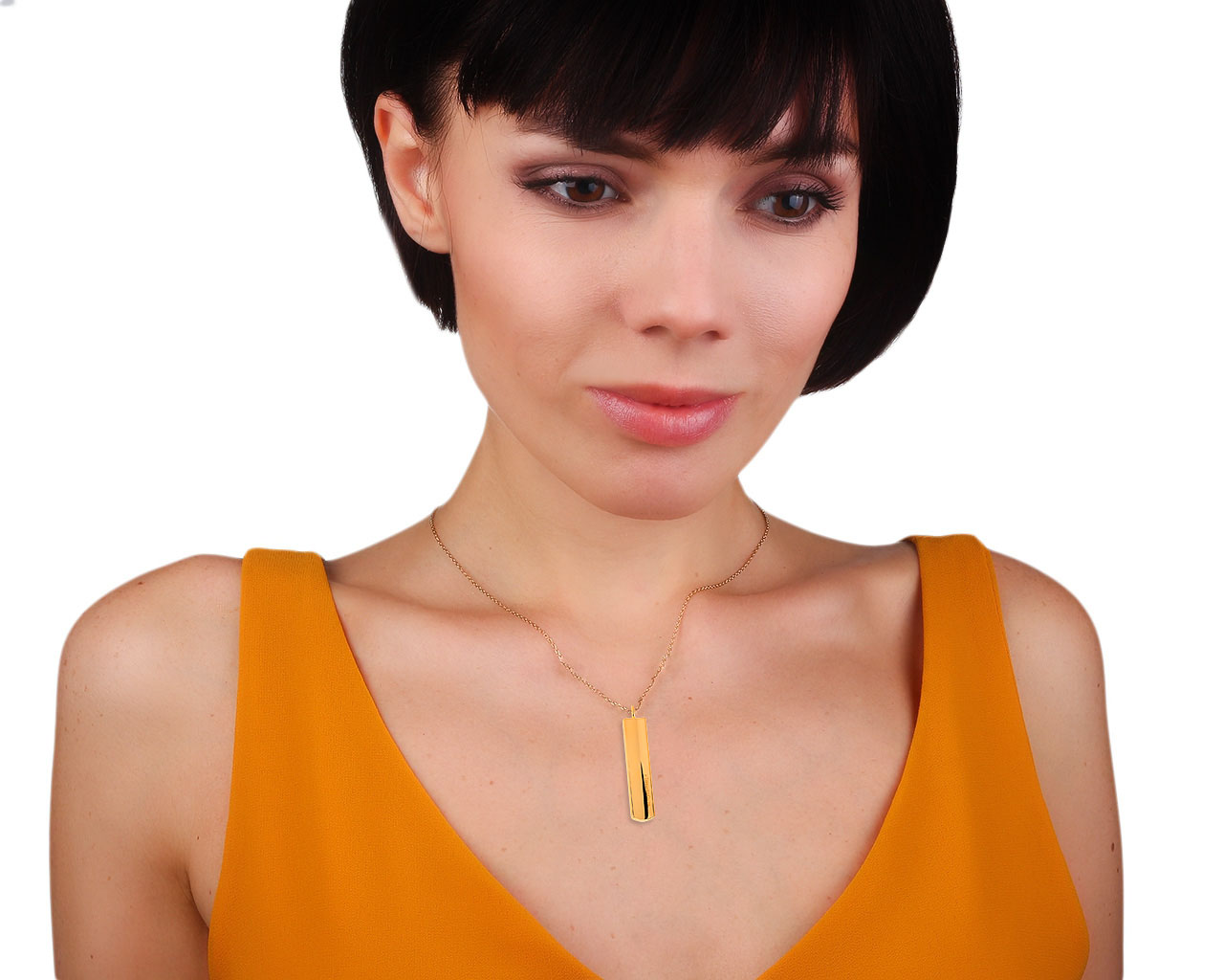 Элегантный золотой кулон Tiffany&Co 1837