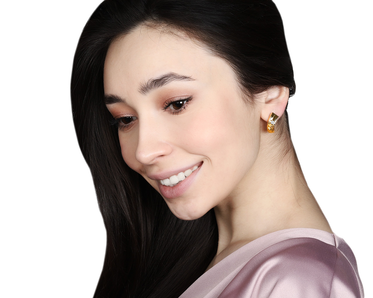 Оригинальные золотые серьги с бриллиантами 0.37ct Carrera y Carrera Panther