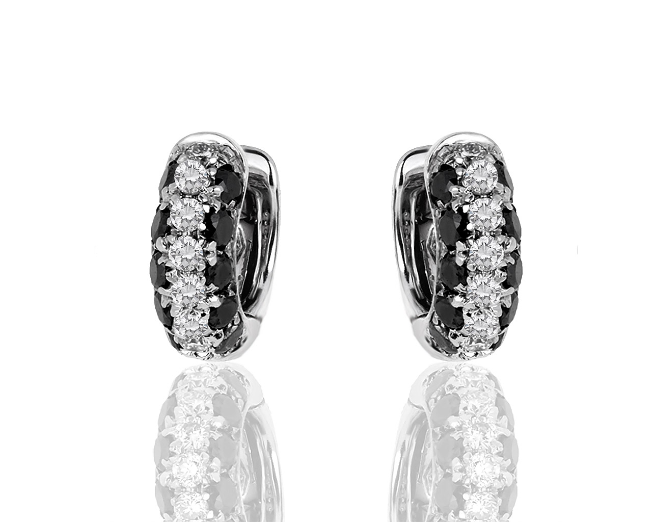 Итальянские золотые серьги с бриллиантами 0.67ct Valente 110419/16