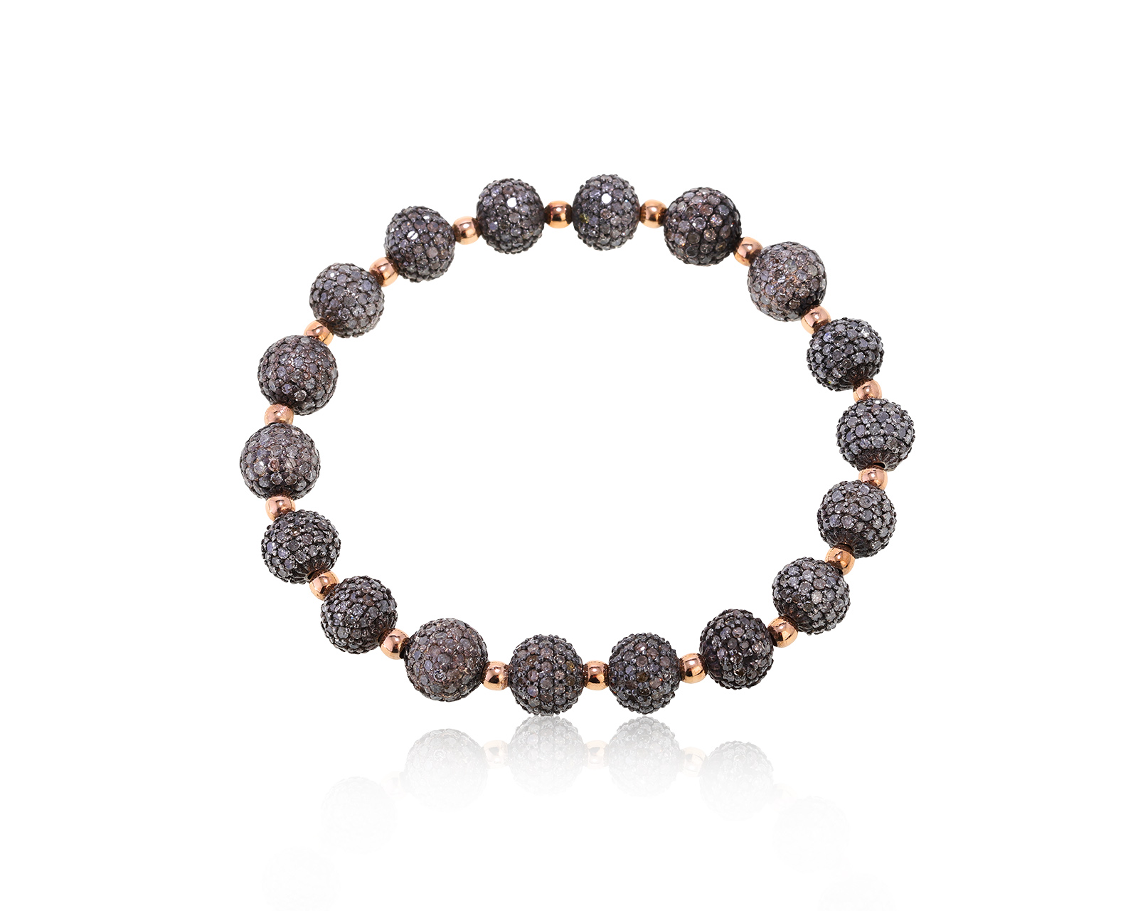 Очаровательный золотой браслет с бриллиантами 6.33ct 150622/8