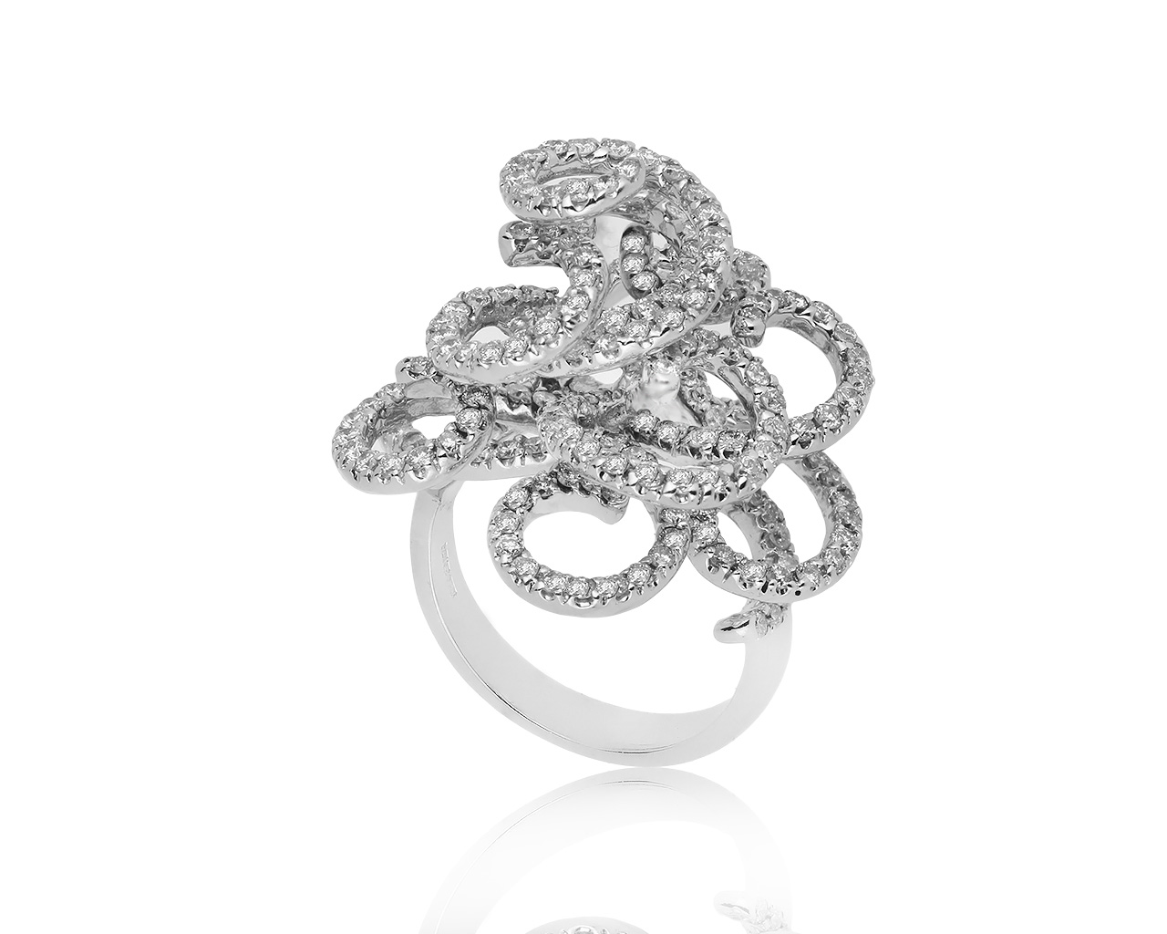 Прекрасное золотое кольцо с бриллиантами 2.20ct 111219/6