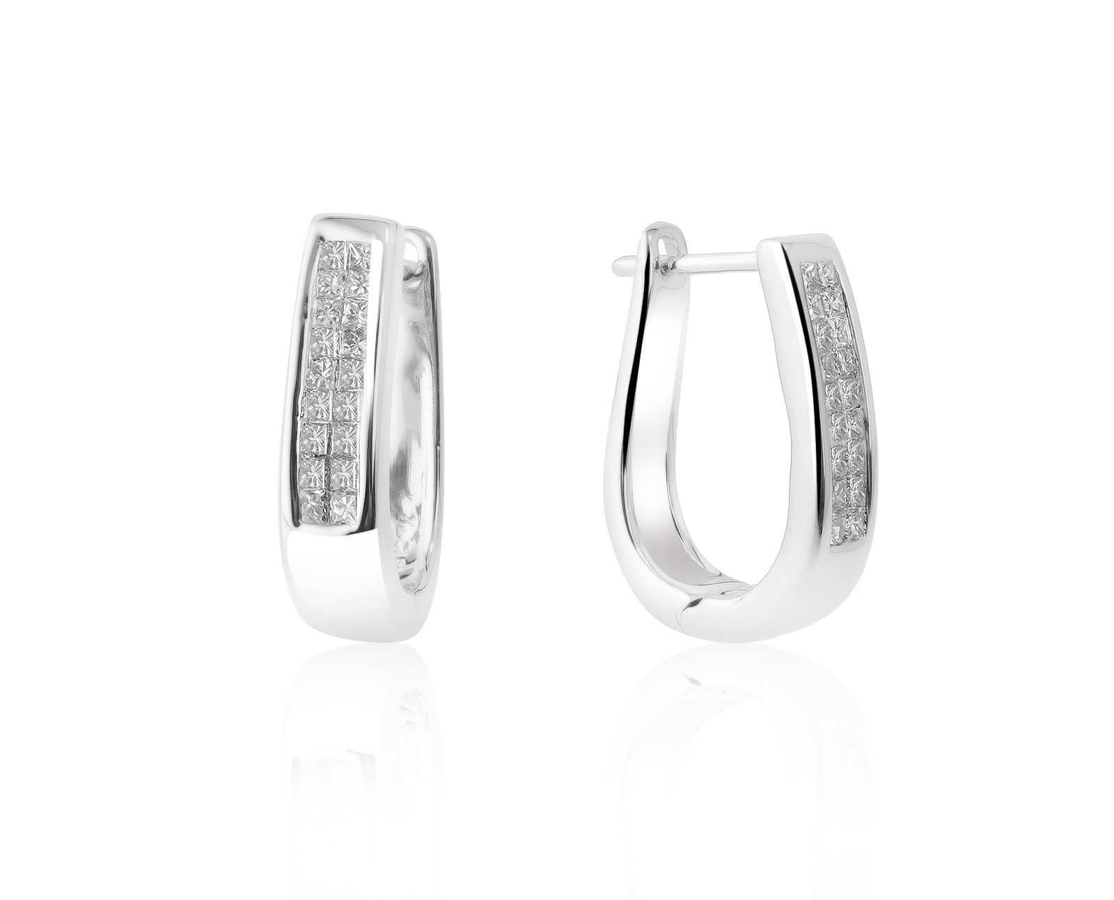 Роскошные золотые серьги с бриллиантами 0.58ct 270821/12