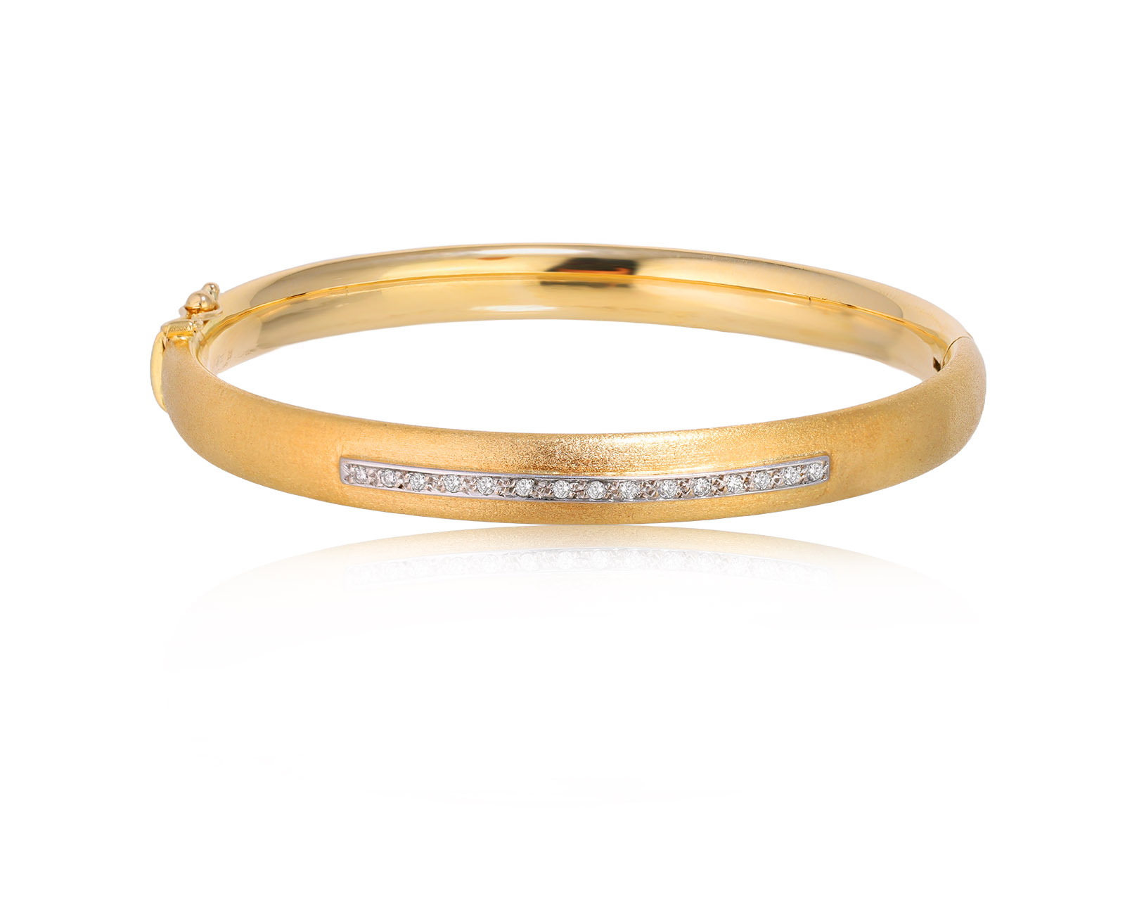 Золотой браслет с бриллиантами 0.18ct 281025/2