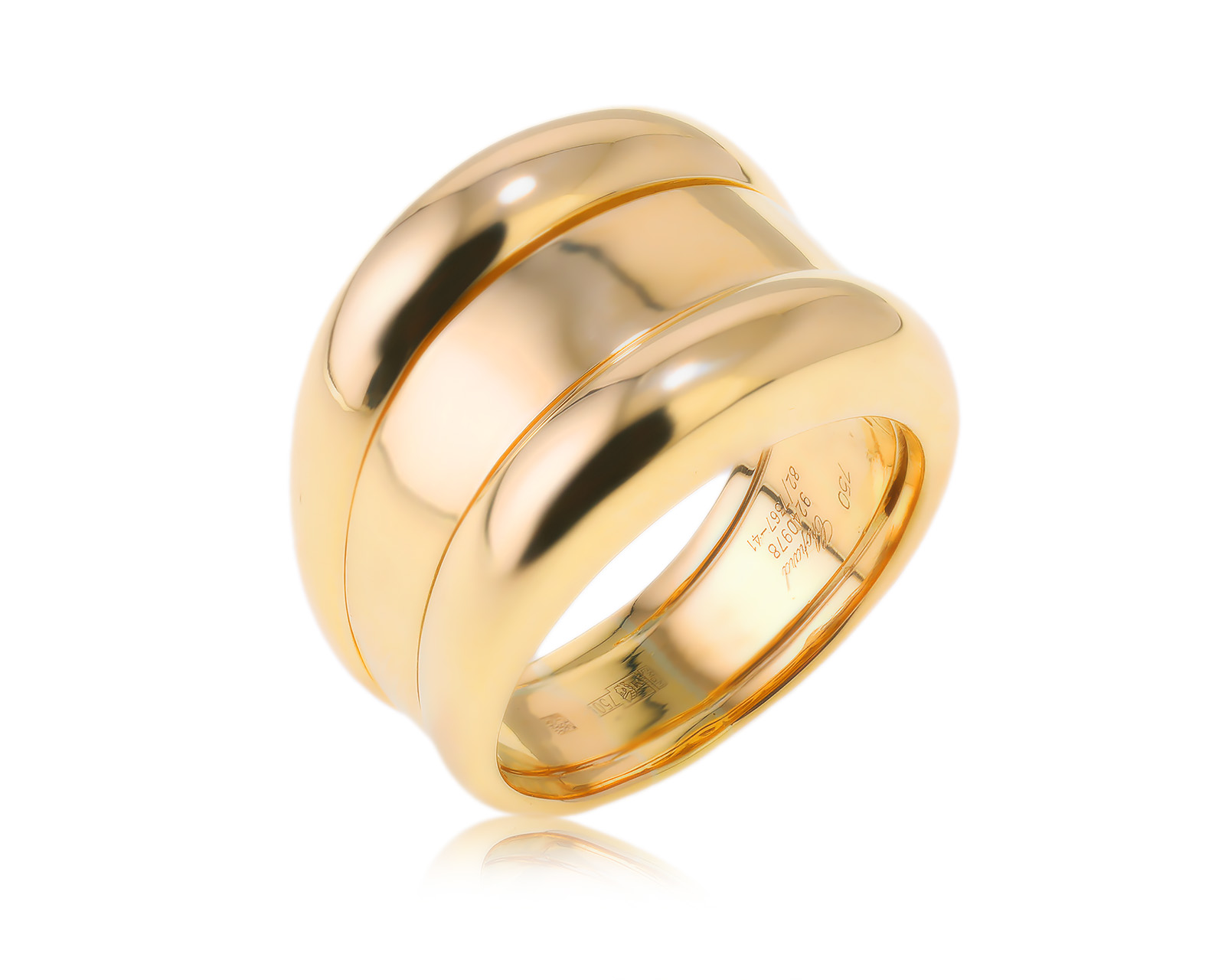 Оригинальное золотое кольцо Chopard La Strada 021123/1