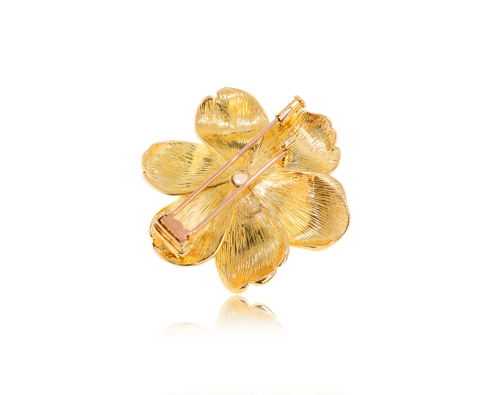 Оригинальная золотая брошь-браслет Carrera y Carrera Gardenia