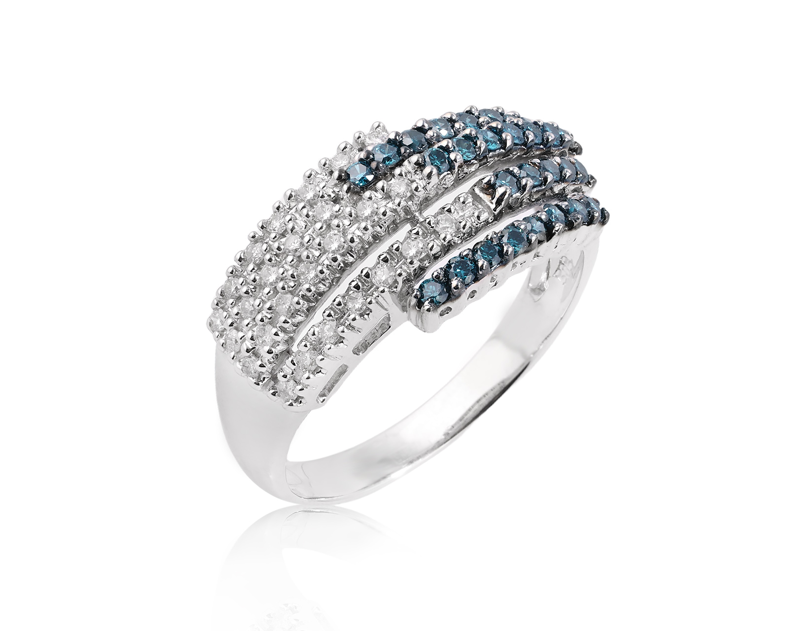 Золотое кольцо с бриллиантами 0.49ct 230126/2