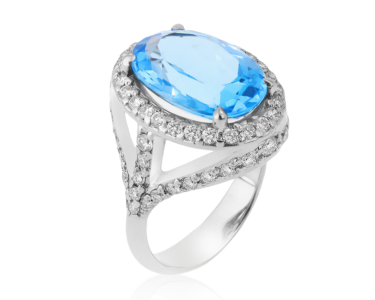 Превосходное золотое кольцо с топазом 13.50ct 140720/08