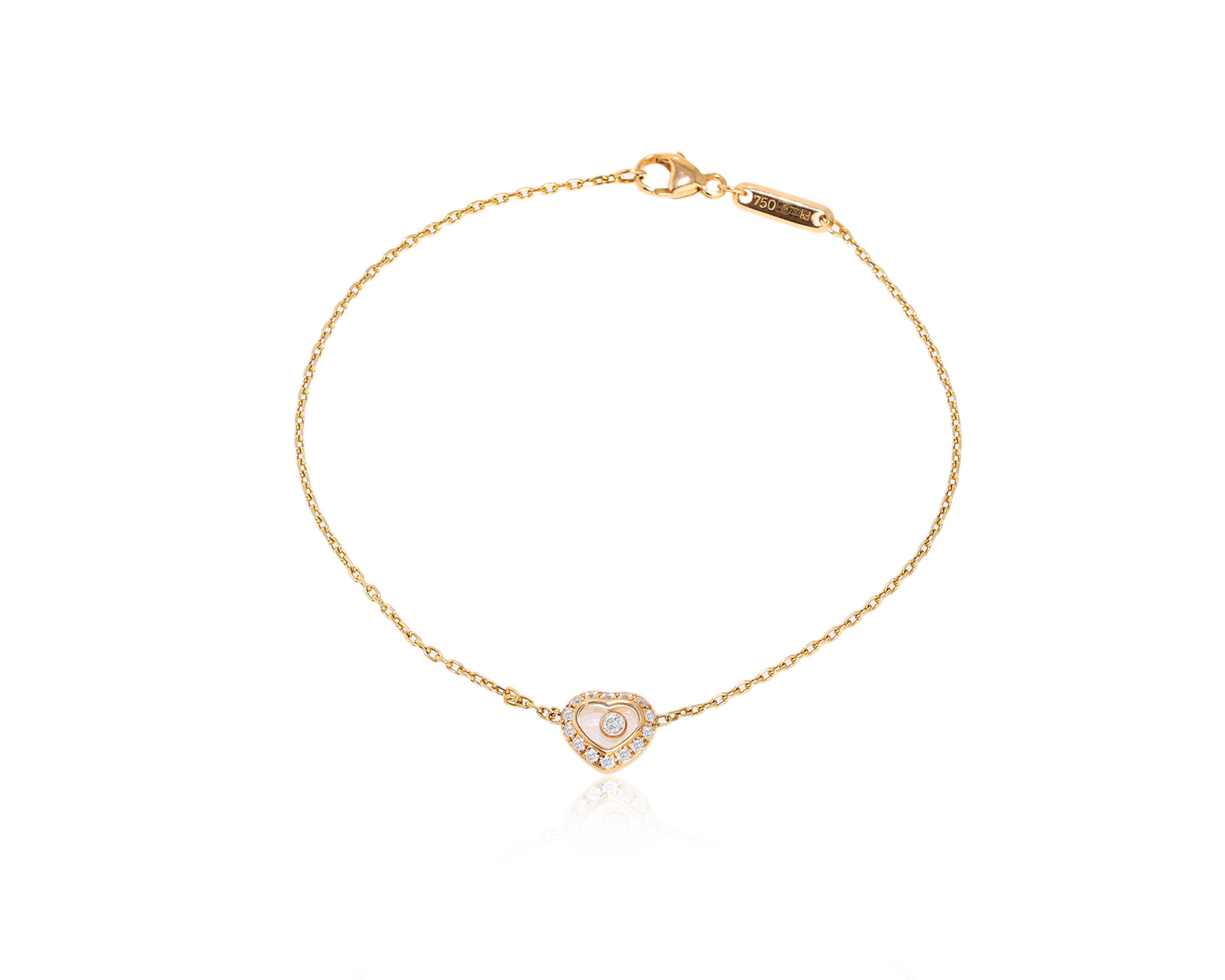 Оригинальный золотой браслет Chopard Happy Diamonds 020225/1 Оригинальный золотой браслет Chopard Happy Diamonds 020225/1