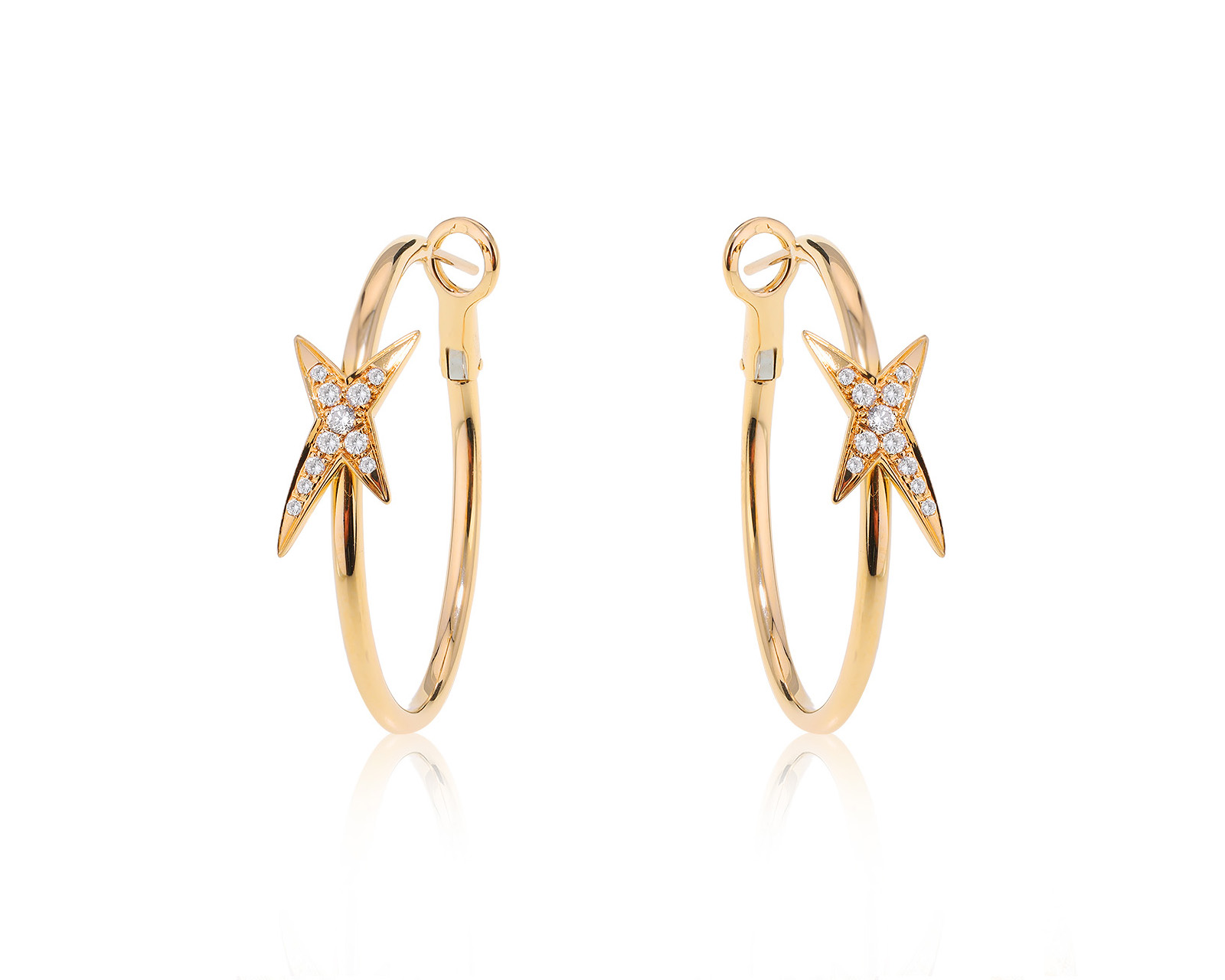 Оригинальные золотые серьги Mauboussin Celestial Star Etoile