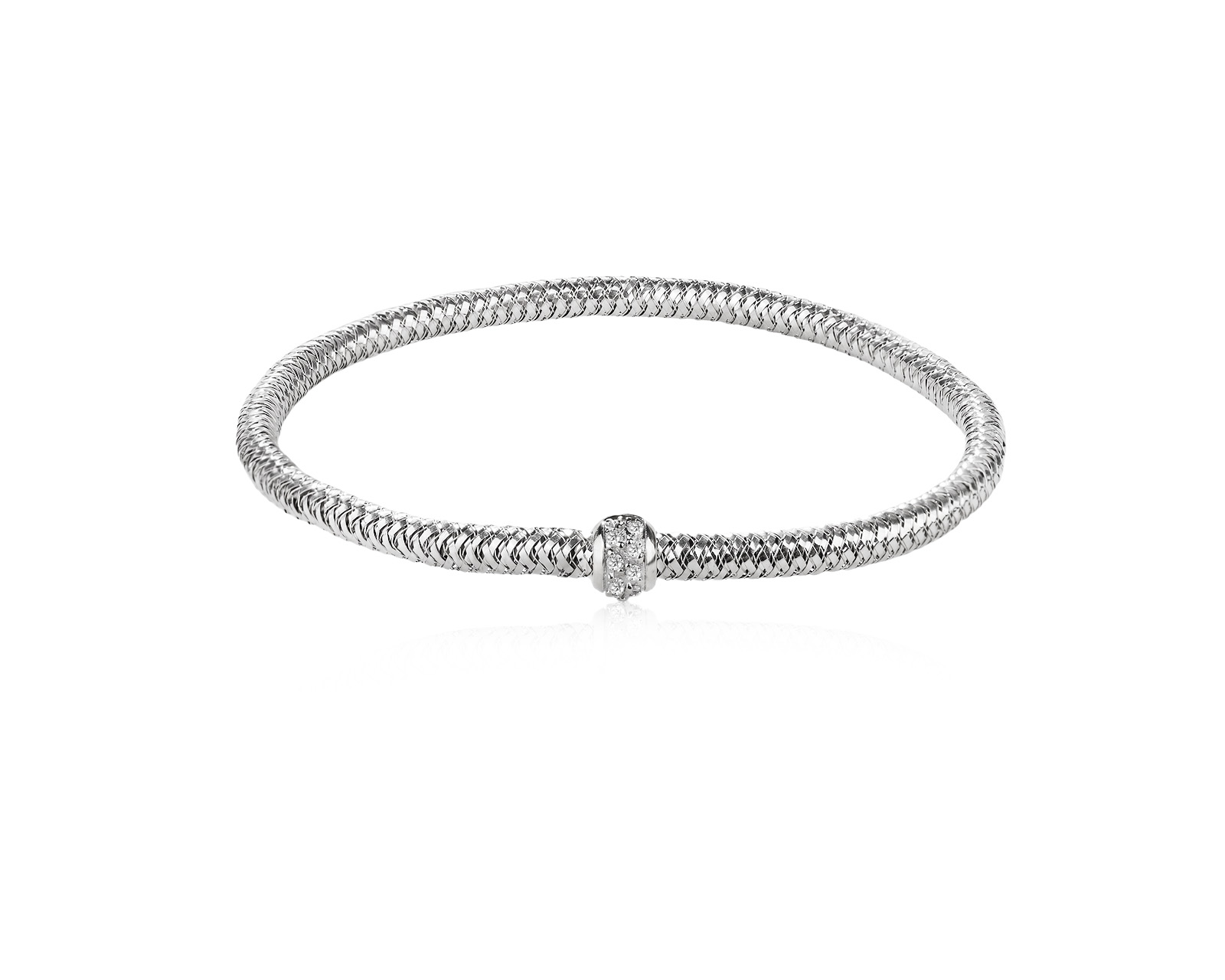 Оригинальный золотой браслет с бриллиантами 0.10ct Roberto Coin 150426/1