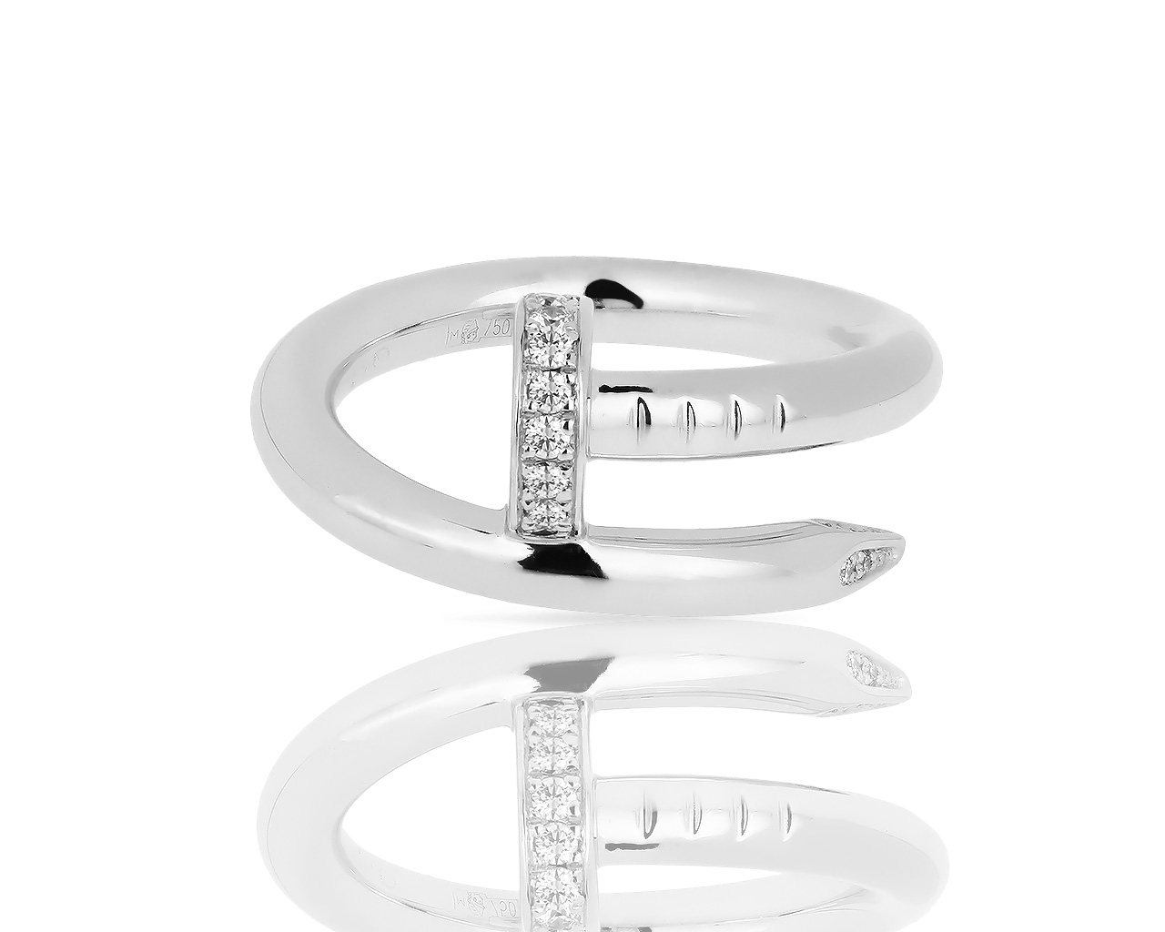 Золотое кольцо с бриллиантами 0.13ct Cartier Juste Un Clou 200718/2