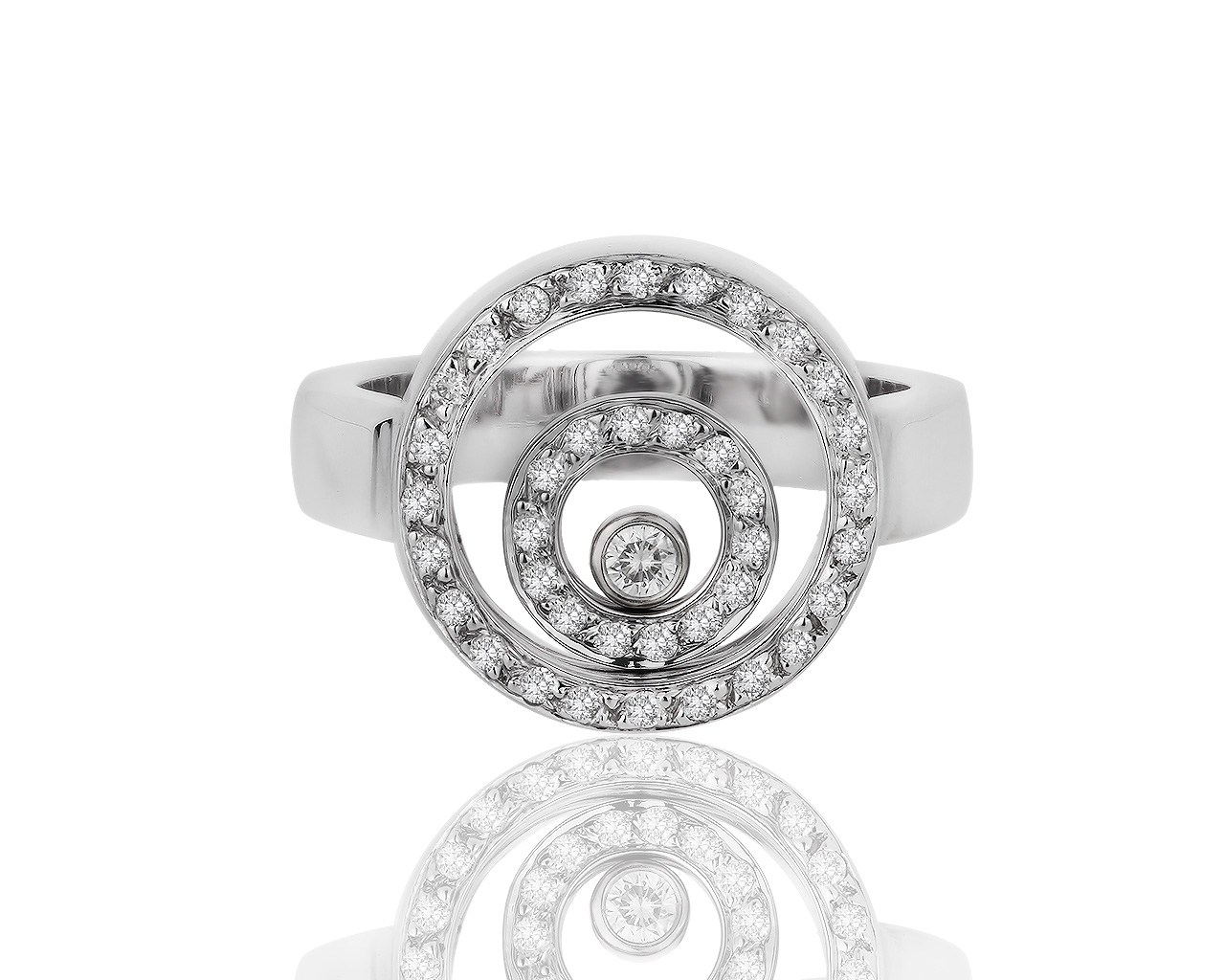 Великолепное золотое кольцо с бриллиантами 0.33ct 090419/22