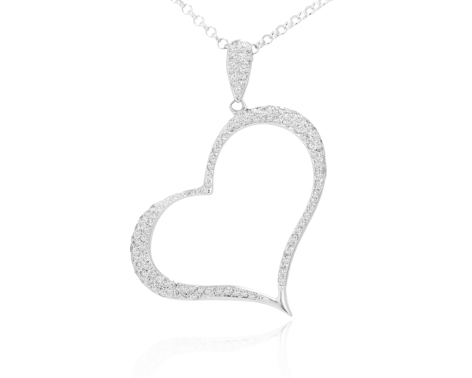Золотой кулон с бриллиантами 1.02ct 291124/3 Золотой кулон с бриллиантами 1.02ct 291124/3