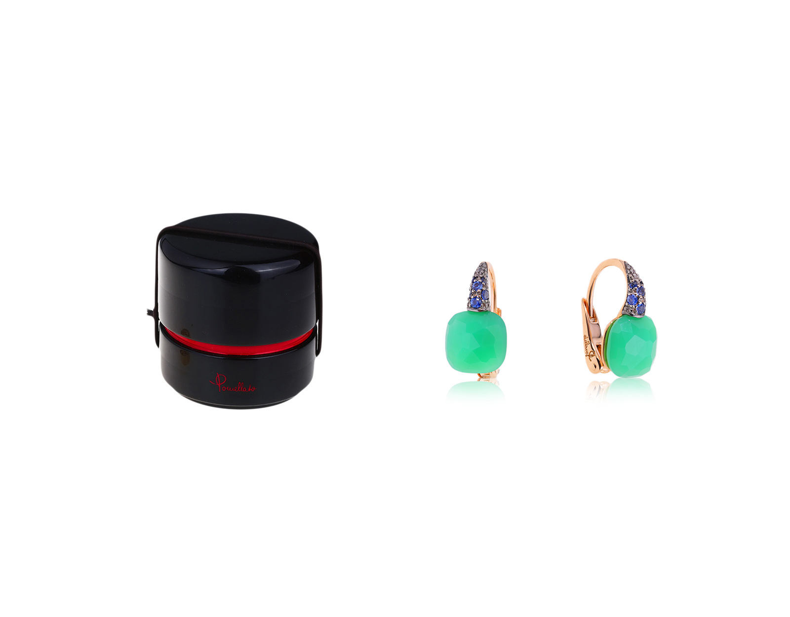 Оригинальные золотые серьги Pomellato Capri