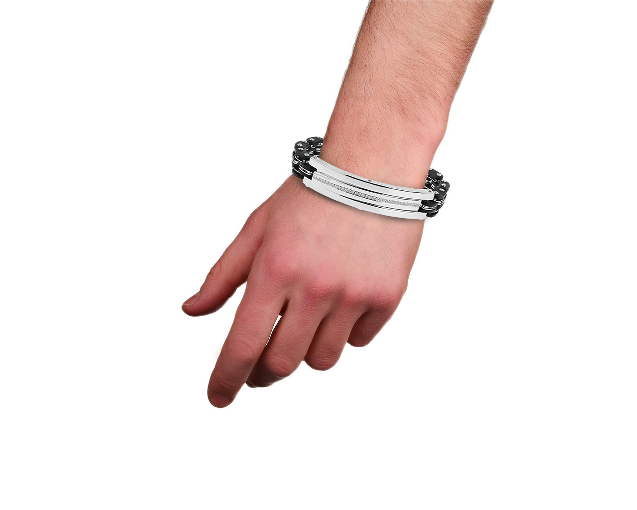 Оригинальный золотой браслет с бриллиантами 0.50ct Roberto Bravo