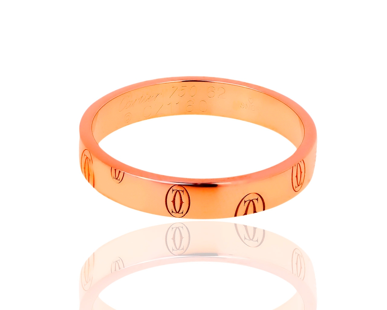 Оригинальное золотое кольцо Logo De Cartier 270119/1