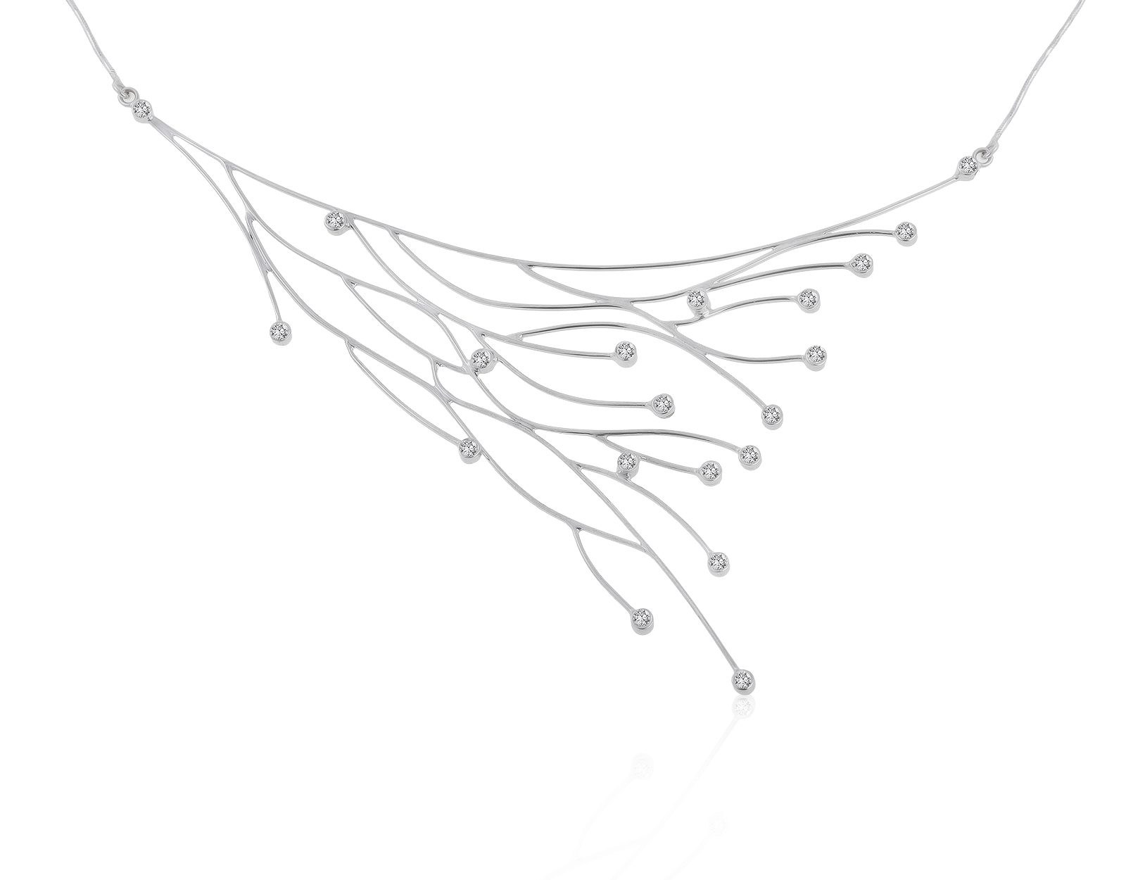 Роскошное золотое колье с бриллиантами 0.64ct 170721/7