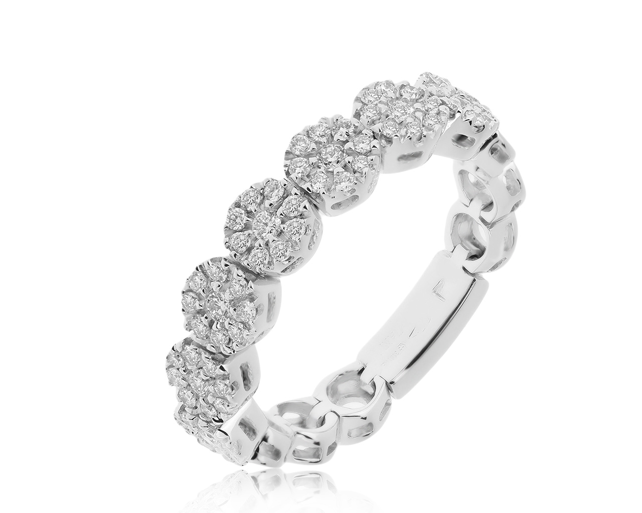 Оригинальное золотое кольцо с бриллиантами 0.54ct Damiani 140920/4