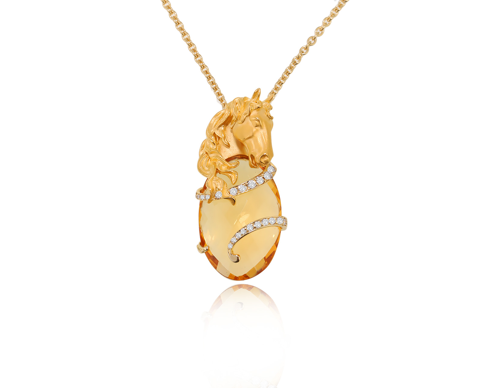 Оригинальное золотое колье Carrera y Carrera Ecuestre 070424/2