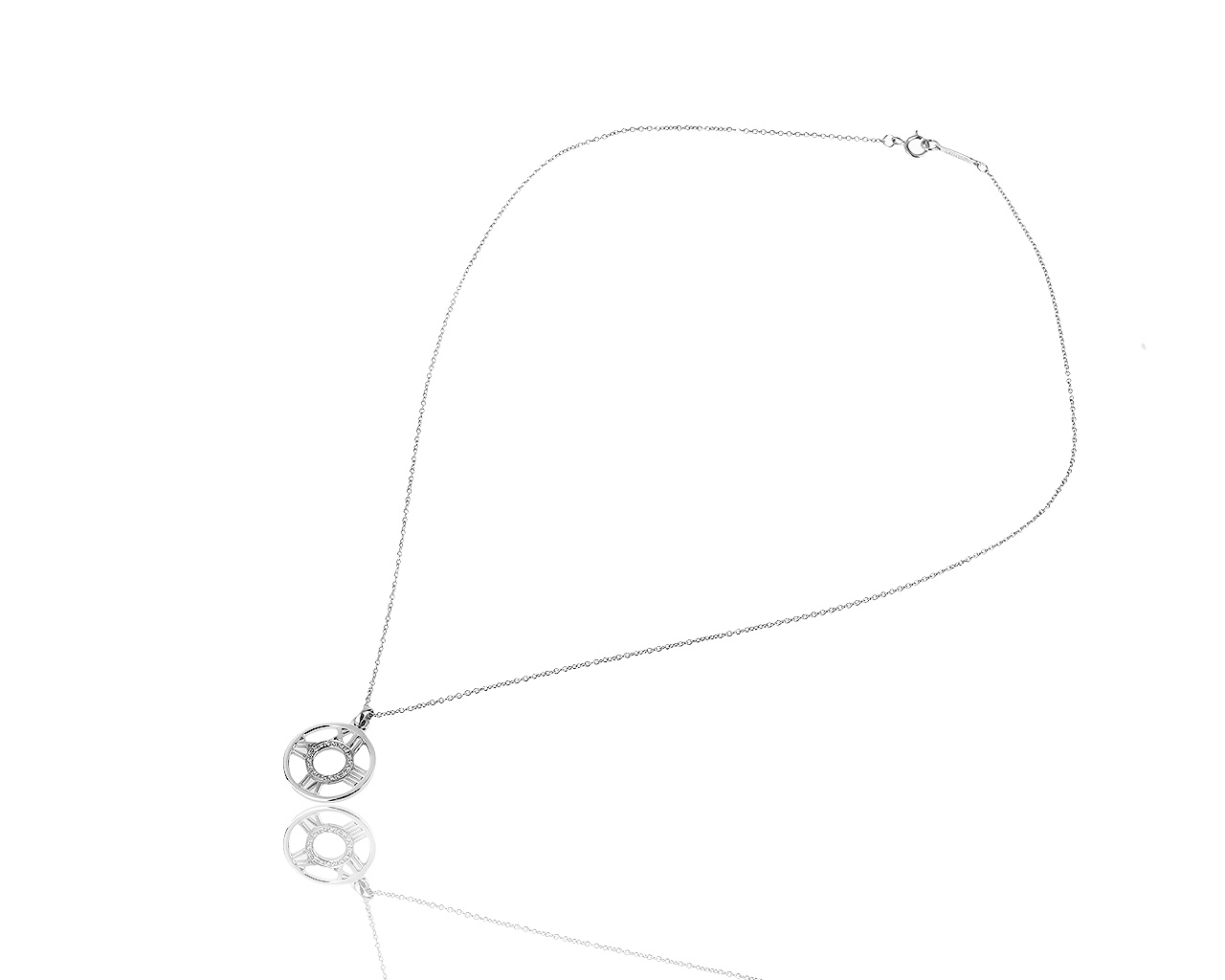 Оригинальный золотой кулон с бриллиантами 0.07ct Tiffany&Co