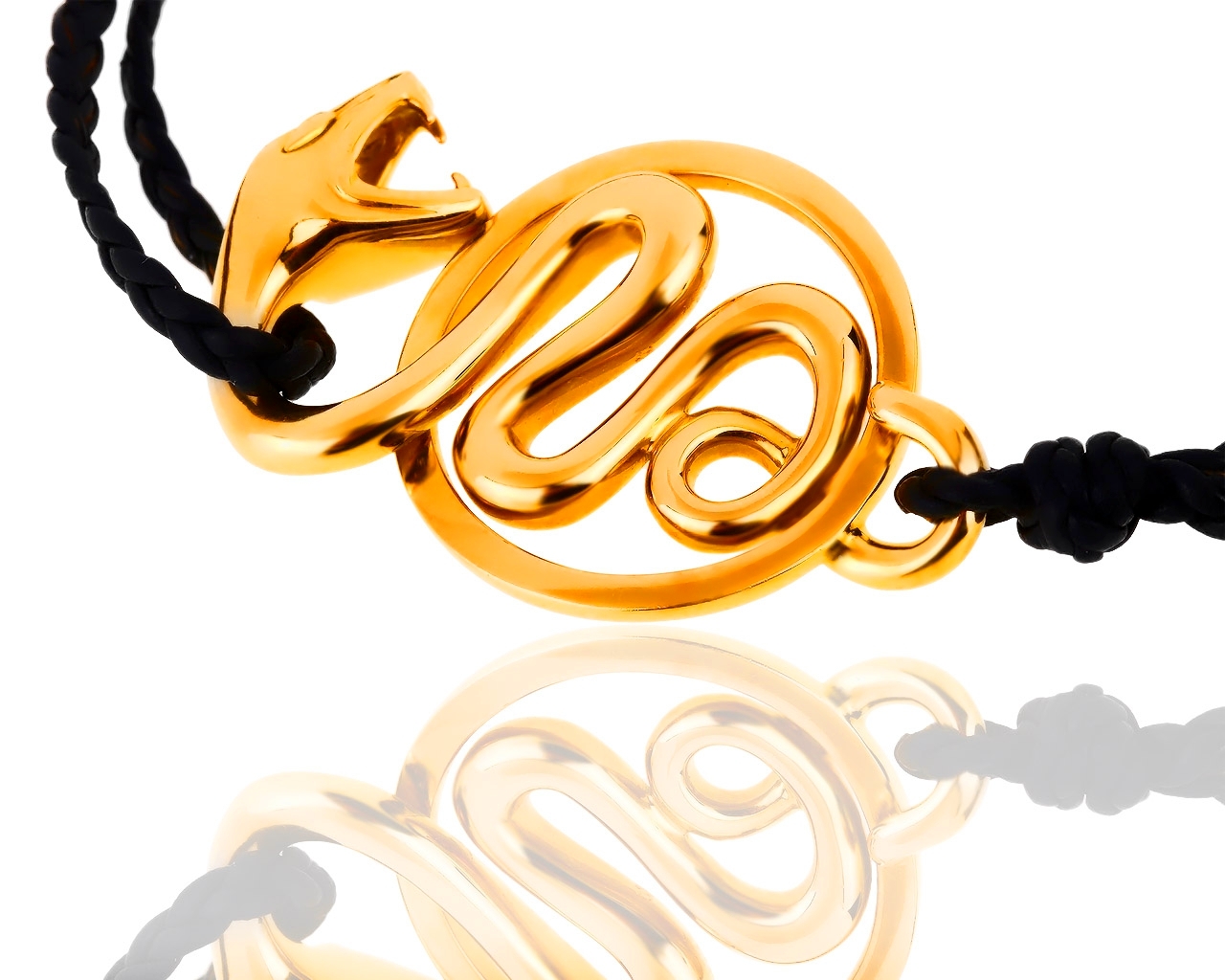 Оригинальный золотой браслет Boucheron Snake 250319/5