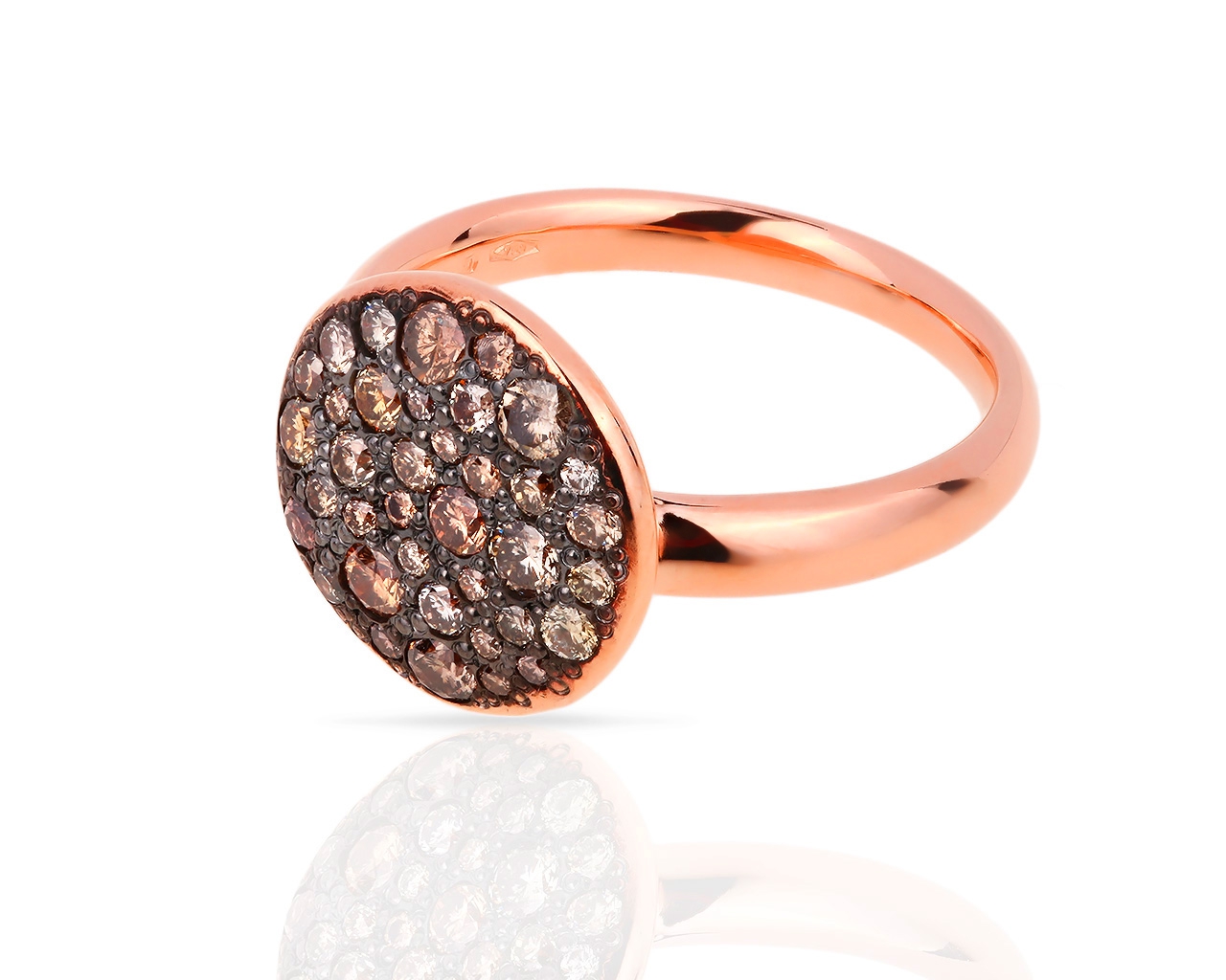 Прелестное золотое кольцо с бриллиантами 0.68ct Pomellato