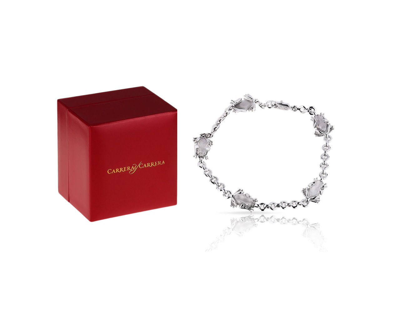 Очаровательный золотой браслет Carrera y Carrera Frog