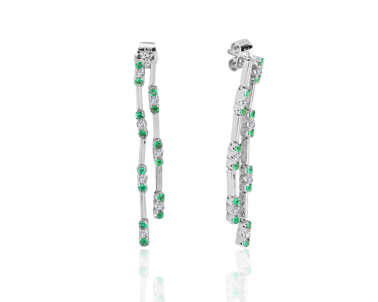 Оригинальные золотые серьги с бриллиантами 0.35ct H.Stern