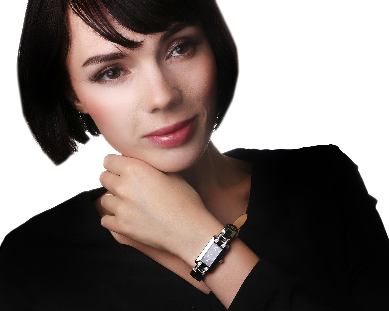 Стальные наручные часы с бриллиантами 0.41ct Jaeger LeCoultre