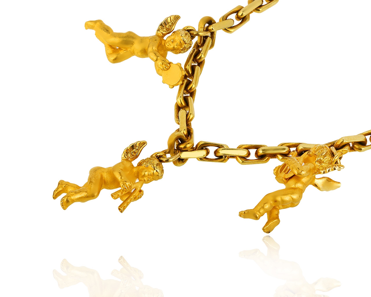 Изящный золотой браслет Carrera y Carrera Baby Angels