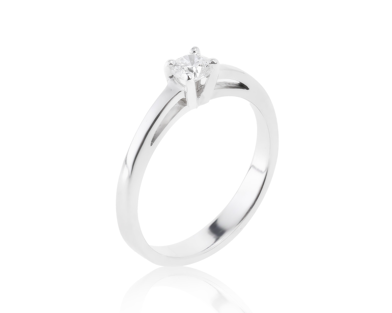 Солидное золотое кольцо с бриллиантом 0.25ct 110423/2