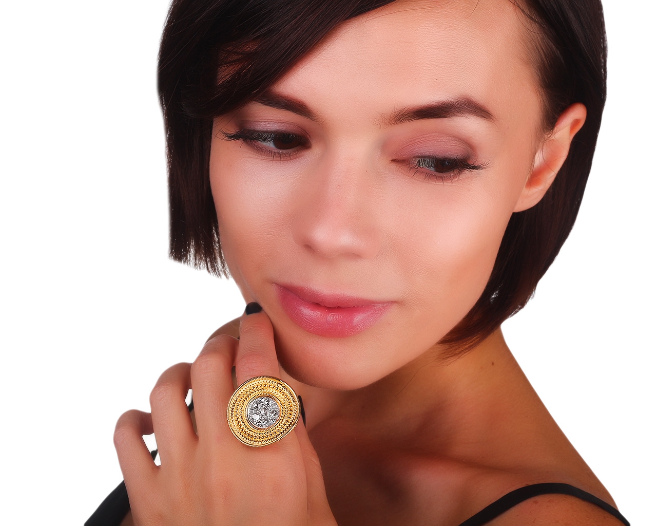 Золотое кольцо с бриллиантами 2.15ct Carrera y Carrera Ruedo