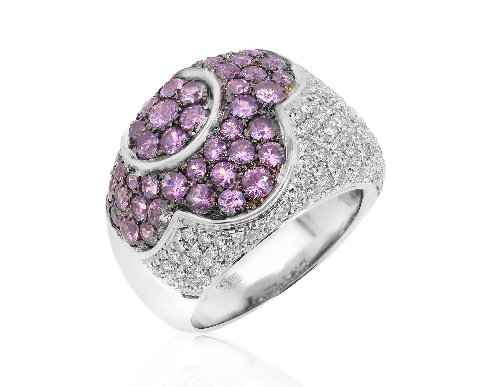 Оригинальное золотое кольцо с сапфирами 2.10ct Pasquale Bruni