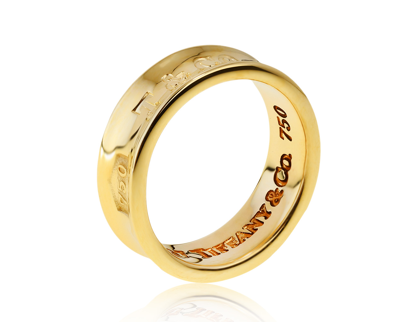 Оригинальное золотое кольцо Tiffany&Co 1837 300321/10