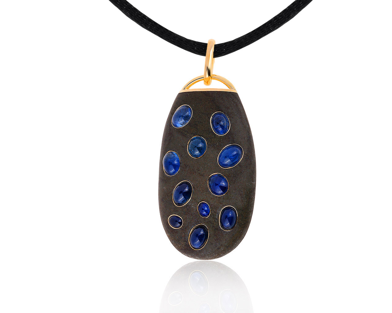 Оригинальный золотой кулон с сапфирами 11.25ct German Kabirski 140220/22 Оригинальный золотой кулон с сапфирами 11.25ct German Kabirski 140220/22