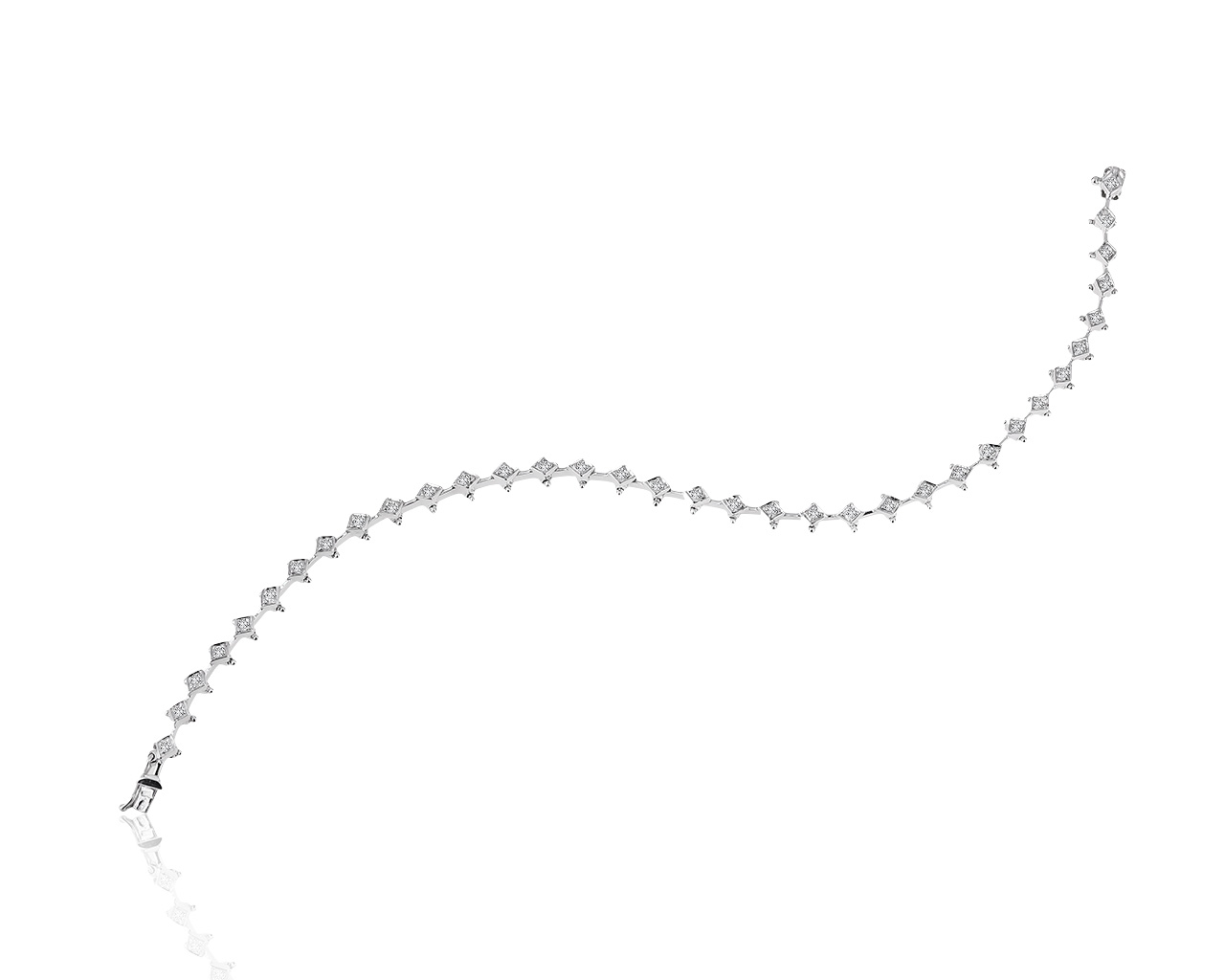 Итальянский золотой браслет с бриллиантами 0.52ct 270220/5