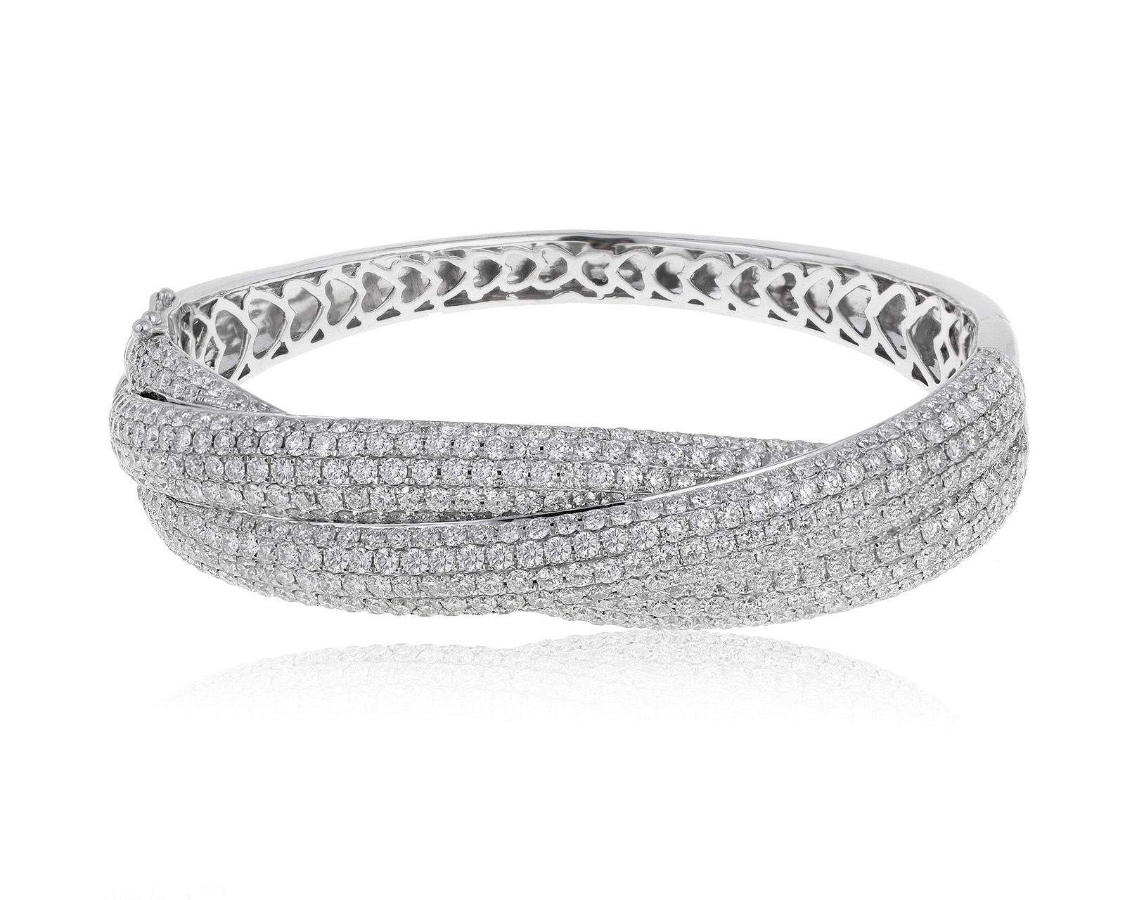 Оригинальный золотой браслет с бриллиантами 12.30ct LTJ 150621/6