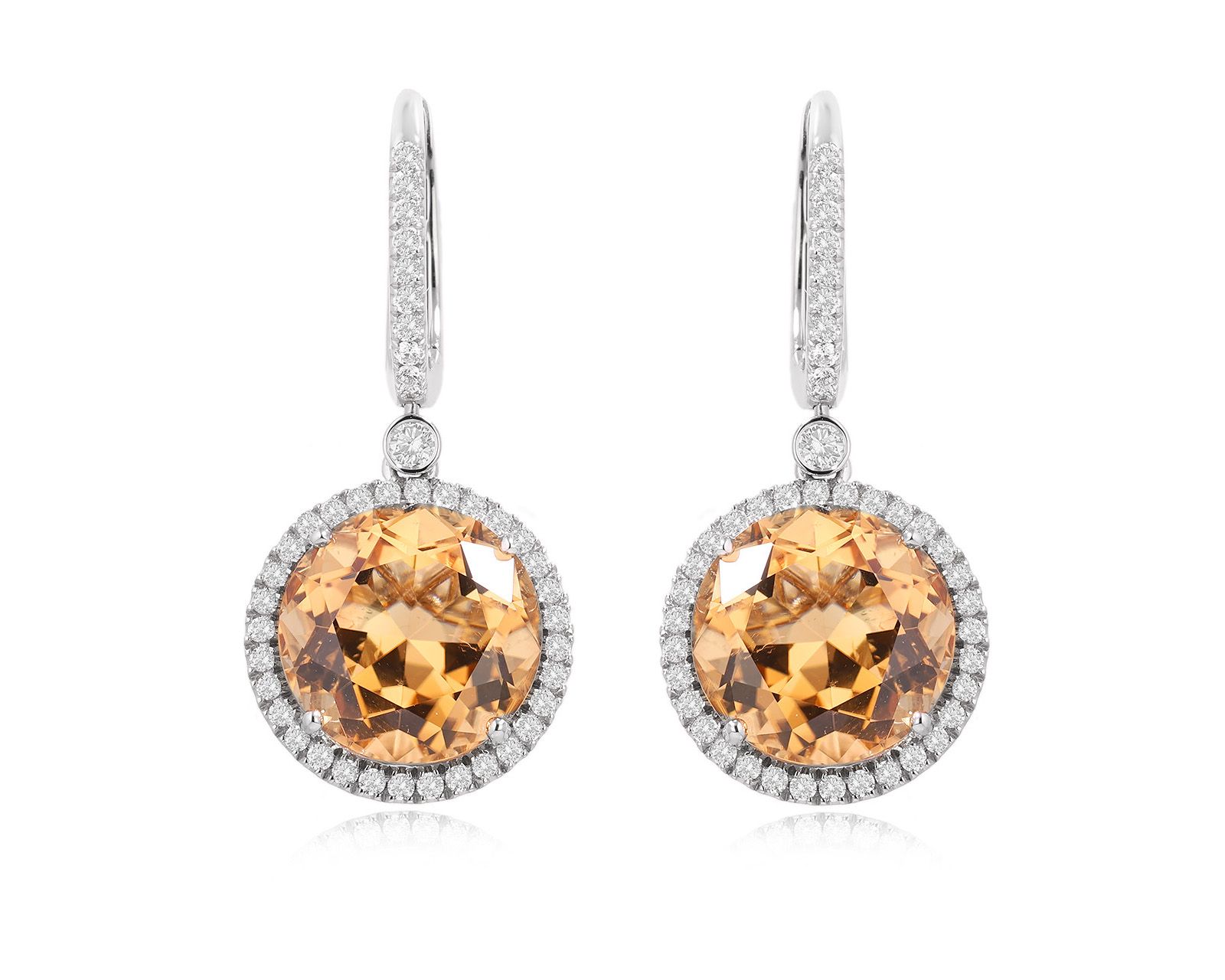 Оригинальные золотые серьги с турмалинами 10.90ct Lykov`s Jewellery 061125/КМ210