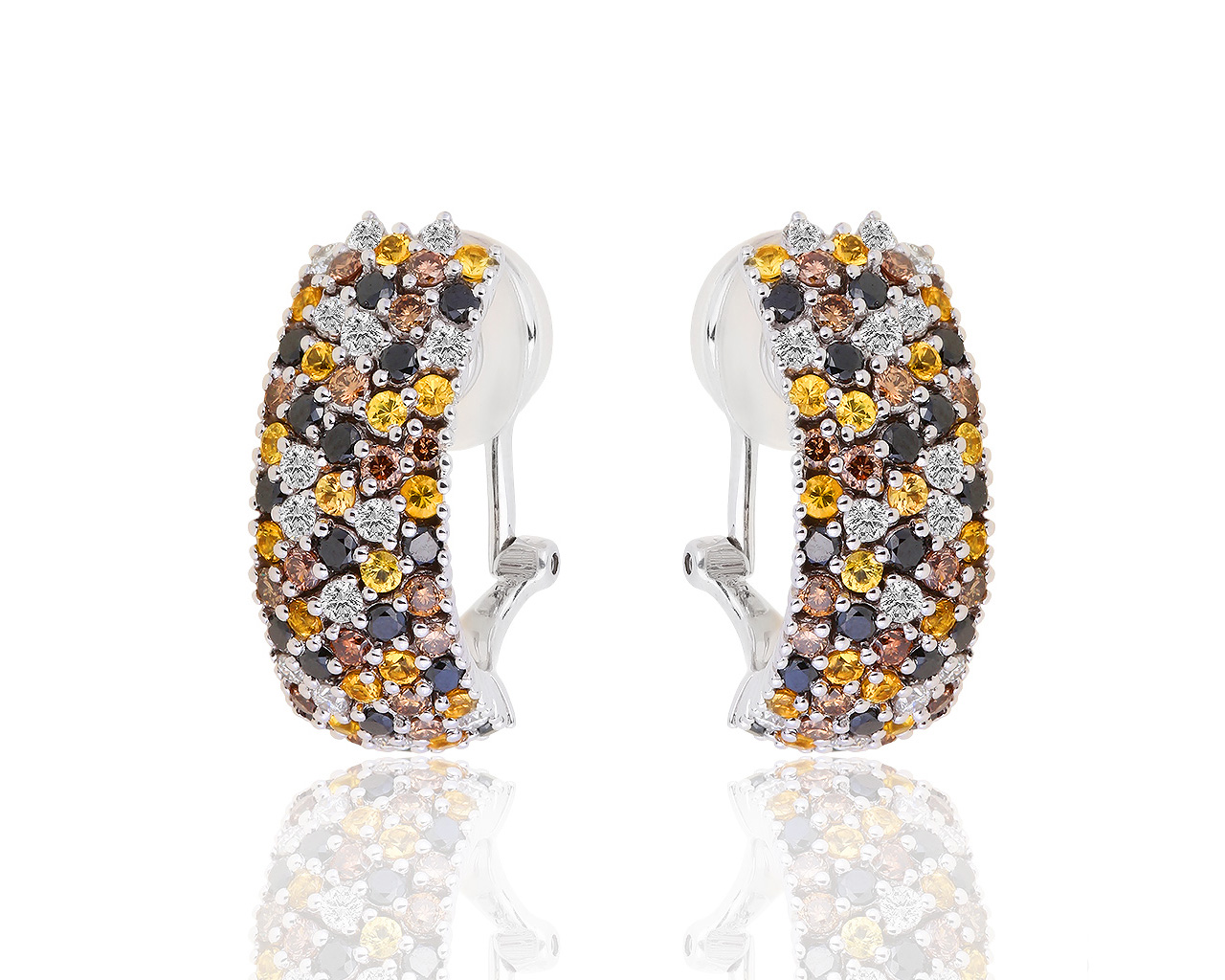 Золотые серьги с бриллиантами 1.66ct Roberto Coin 280119/8